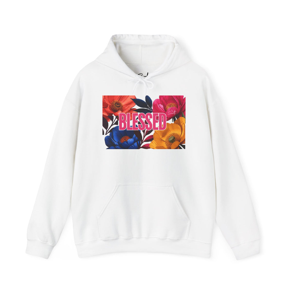 Blessed Floral Graphic Hoodie