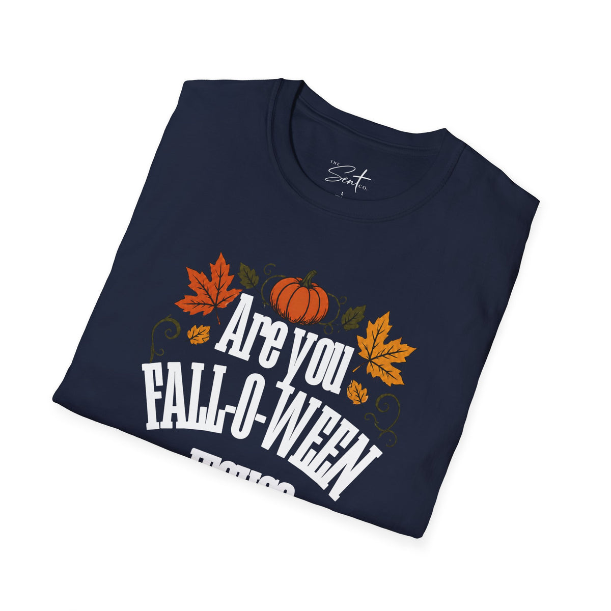 Christian Halloween T-Shirt – “Are You Fall-o-ween Jesus? Matthew 4:19” Autumn Pumpkin Tee
