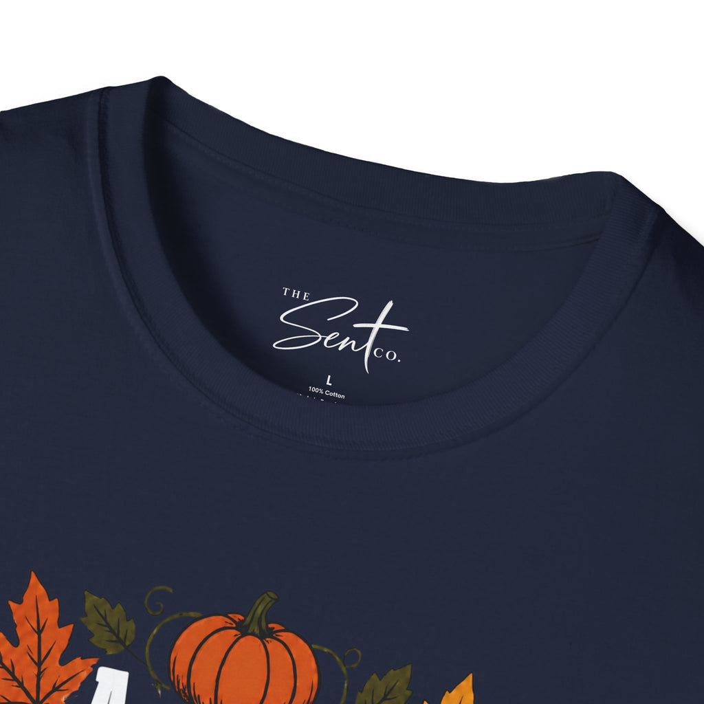 Christian Halloween T-Shirt – “Are You Fall-o-ween Jesus? Matthew 4:19” Autumn Pumpkin Tee