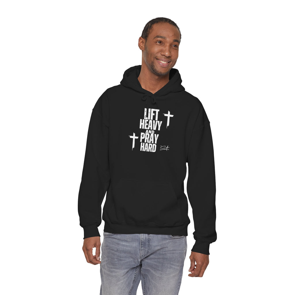 Lift Heavy And Pray Hard-Hoodie