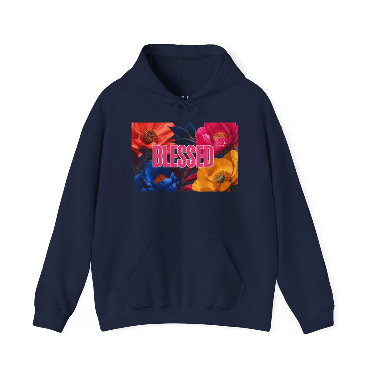 Blessed Floral Graphic Hoodie