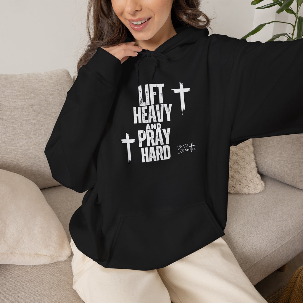 Lift Heavy And Pray Hard-Hoodie