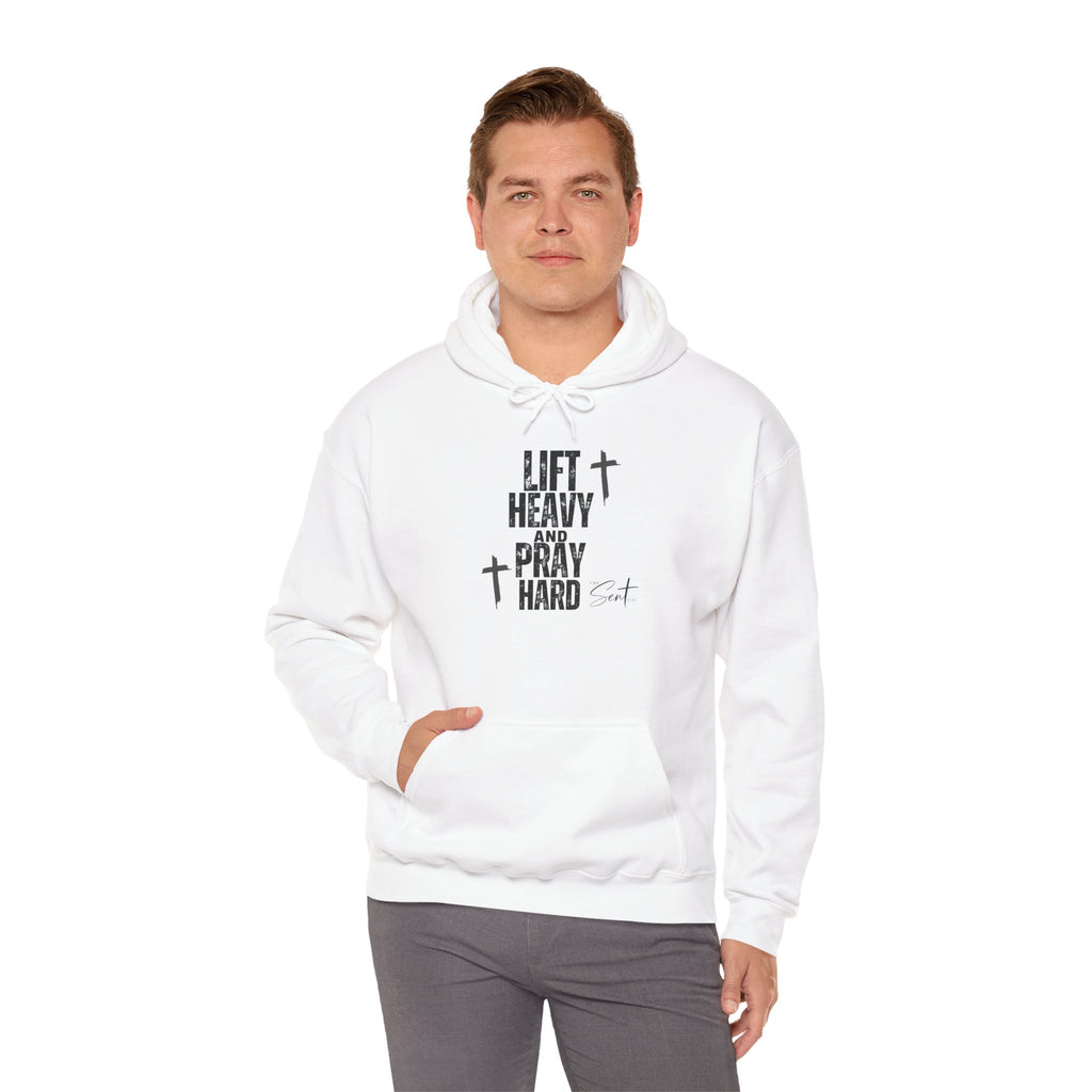 Lift Heavy And Pray Hard-Hoodie