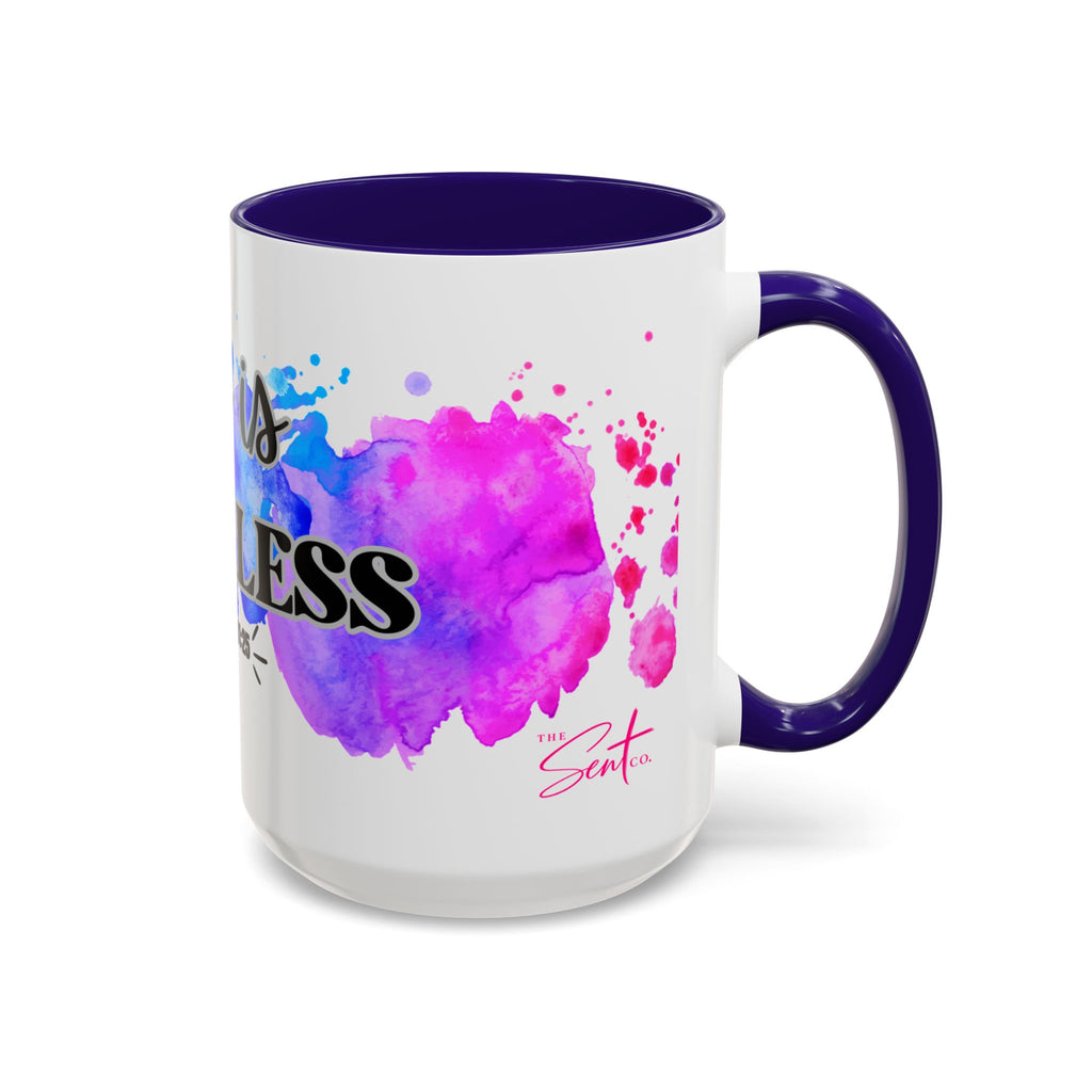 She Is Fearless Proverbs 31:25 Inspirational Christian Mug