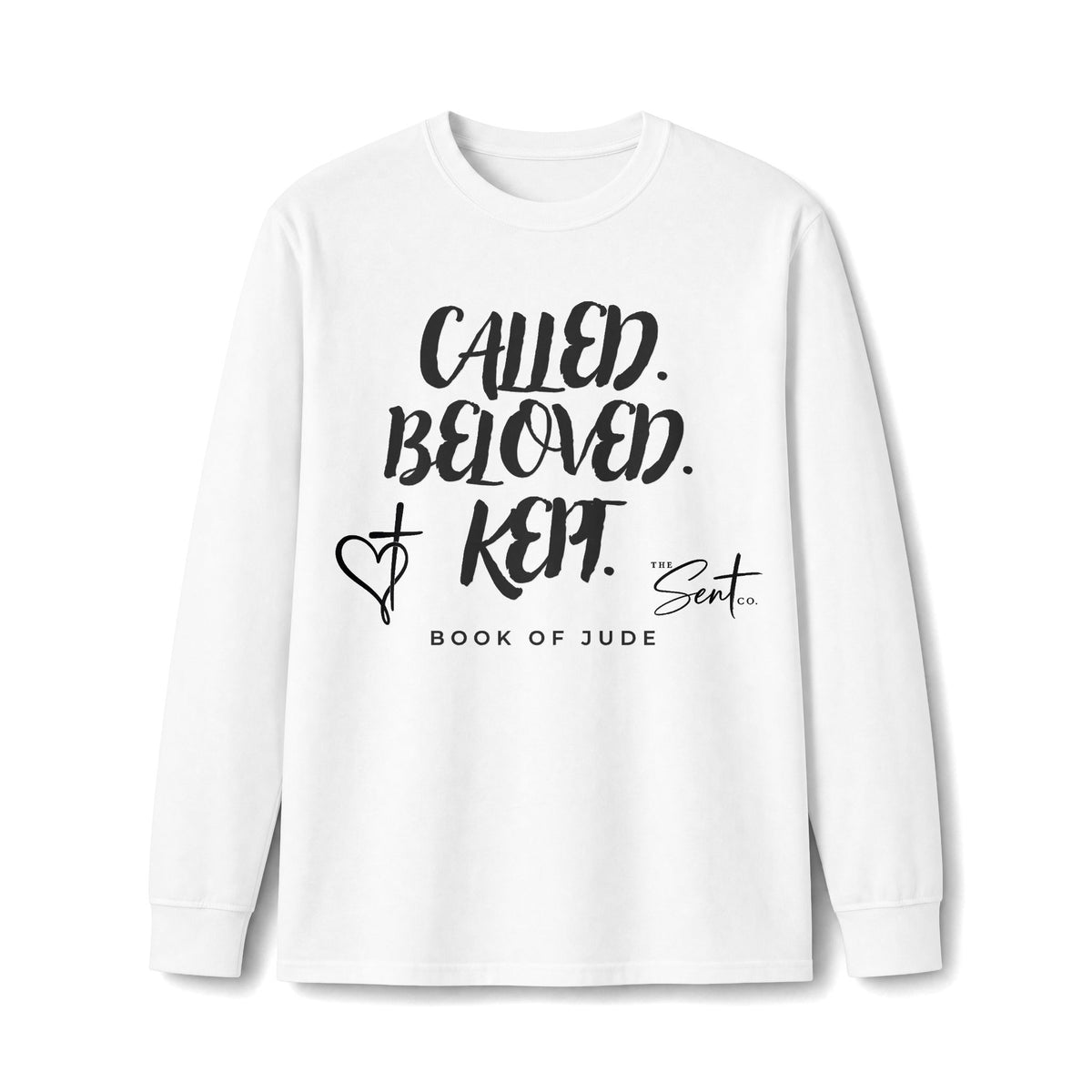 Called, Beloved, Kept Long Sleeve Tee – Book of Jude Christian Faith Shirt