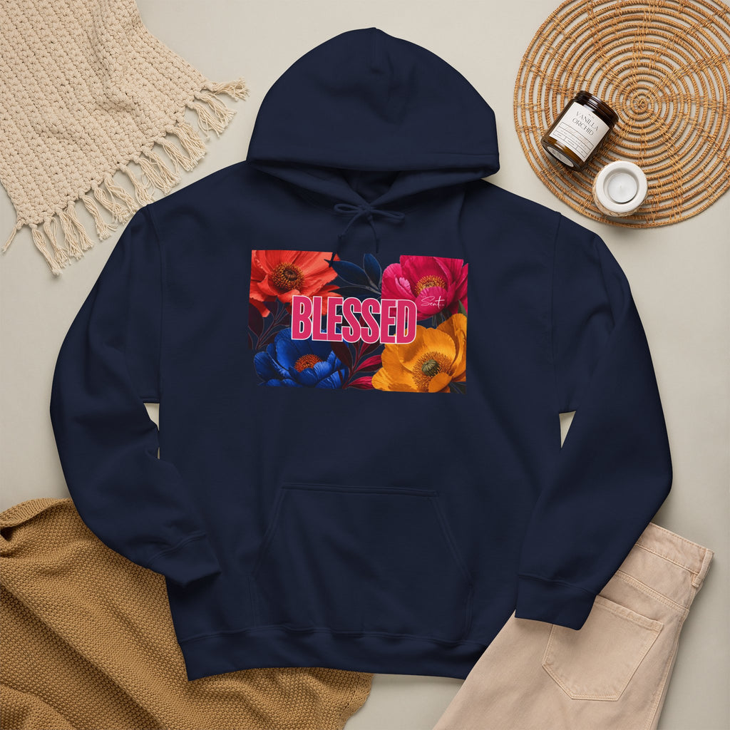 Blessed Floral Graphic Hoodie