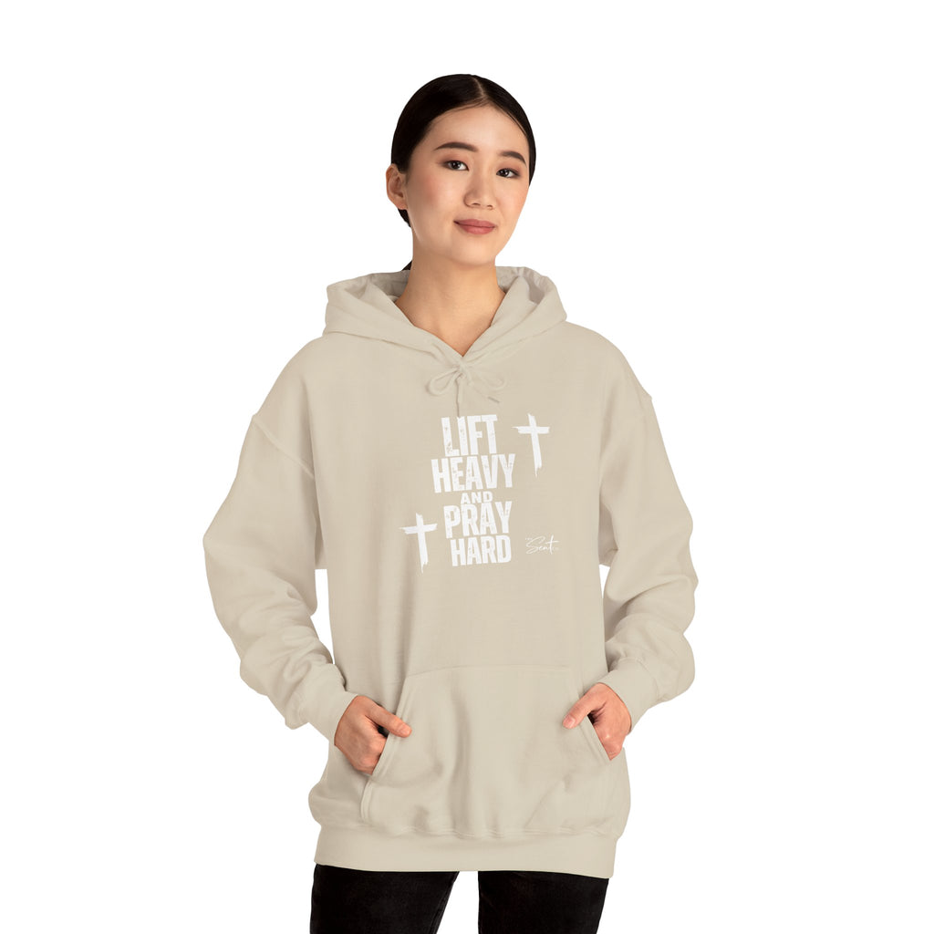 Lift Heavy And Pray Hard-Hoodie