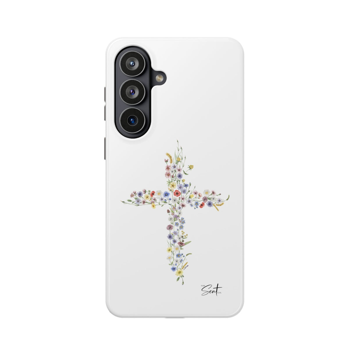 Floral Cross Magnetic Phone Case