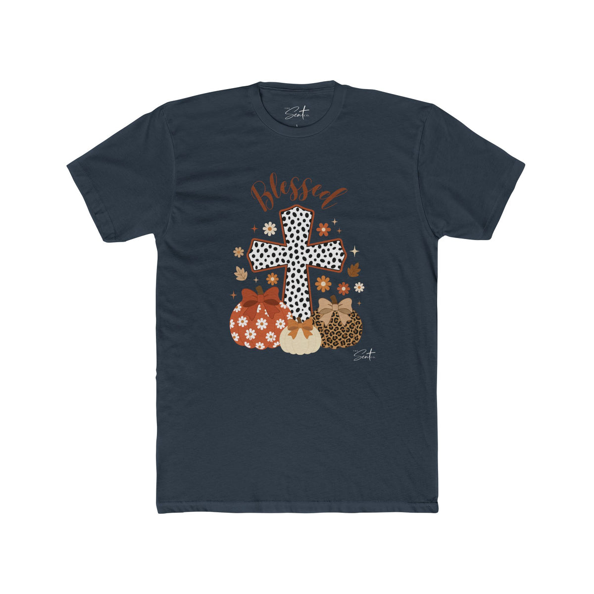 Blessed Cross Pumpkin Tee