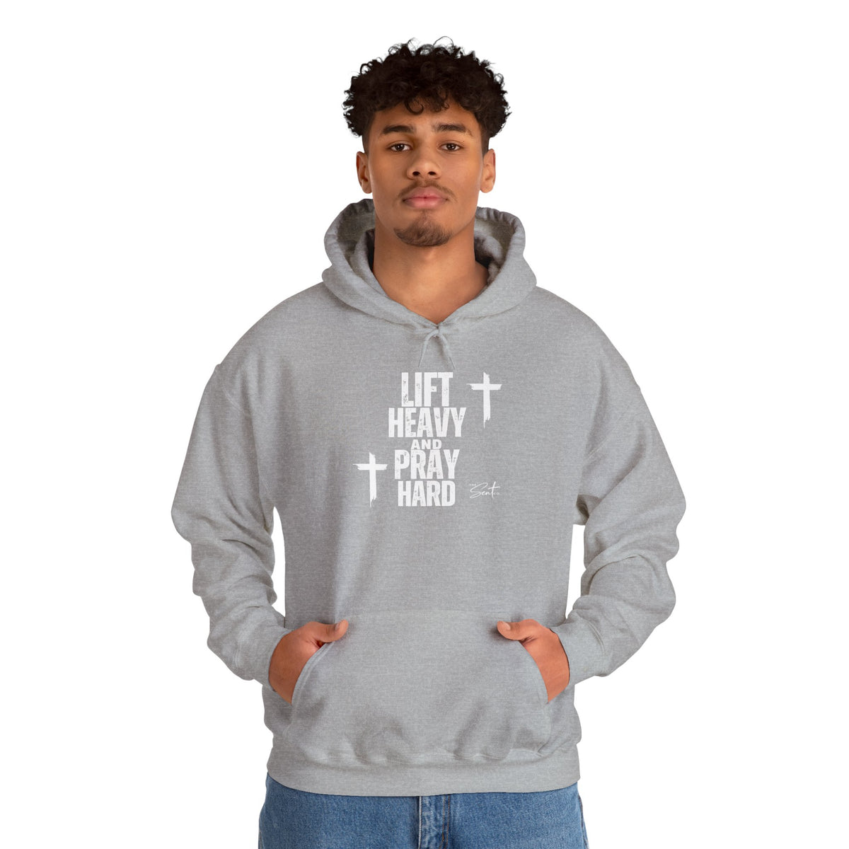 Lift Heavy And Pray Hard-Hoodie