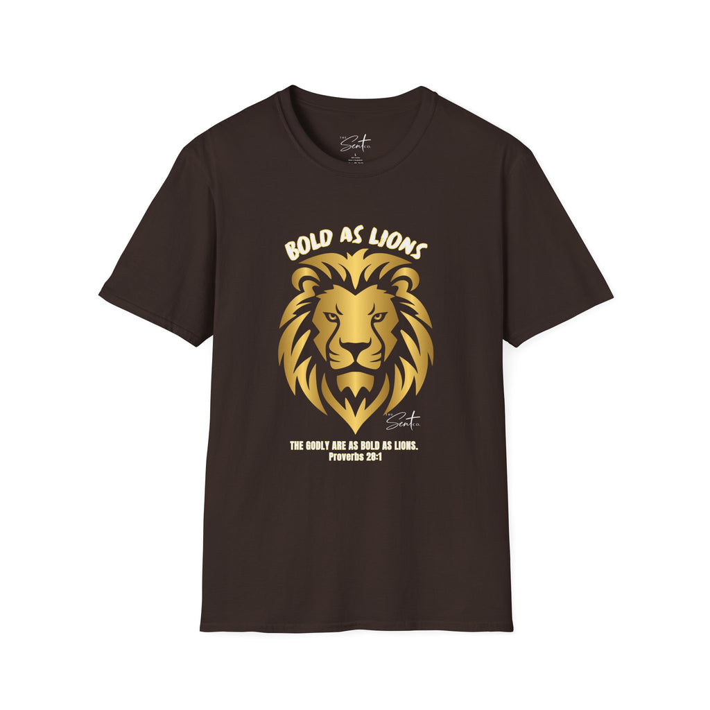 Jesus Cross T-Shirt — "Jesus" Scripture Design (Matthew 28:19, Psalms 23:3)