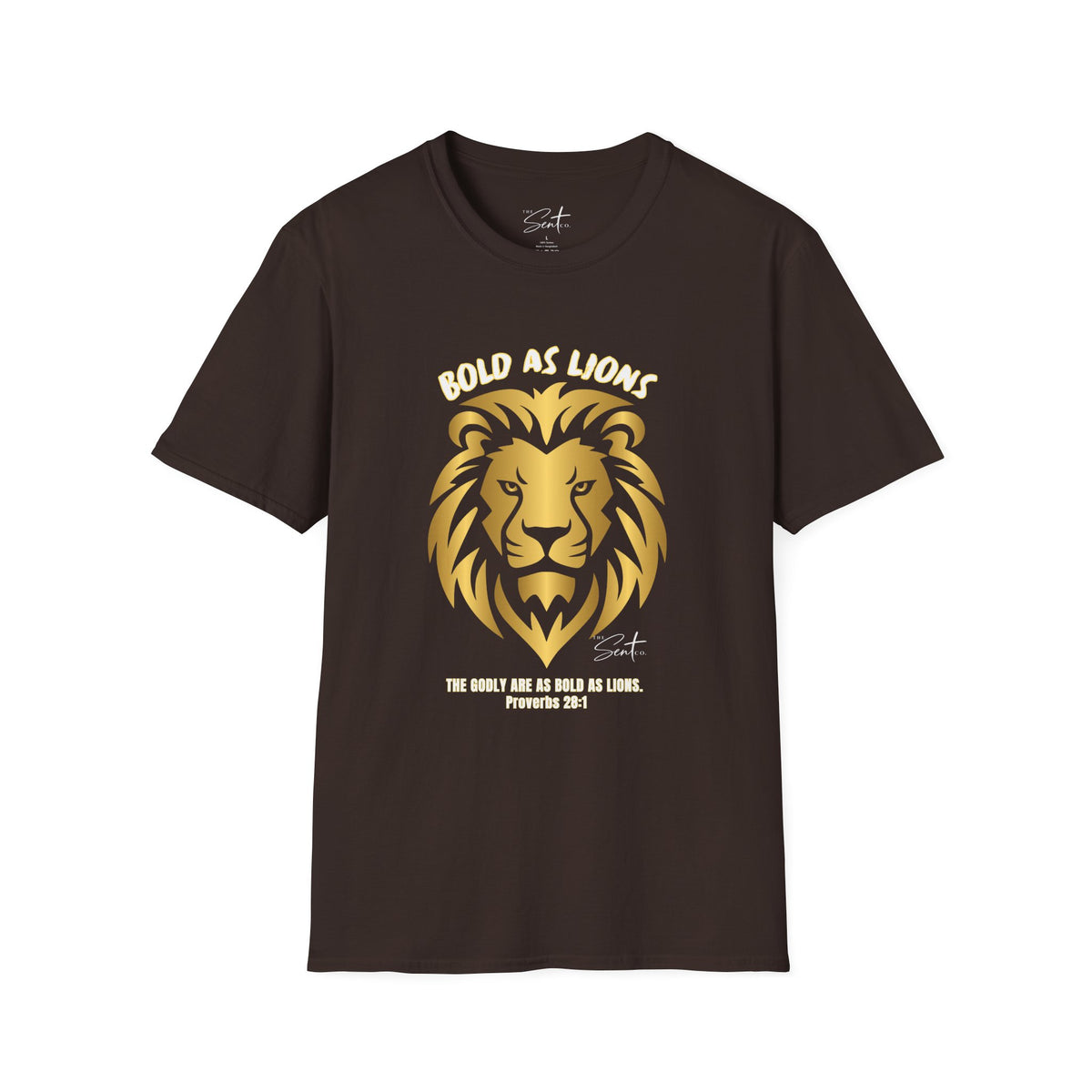 Jesus Cross T-Shirt — "Jesus" Scripture Design (Matthew 28:19, Psalms 23:3)
