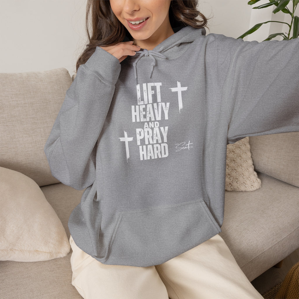 Lift Heavy And Pray Hard-Hoodie