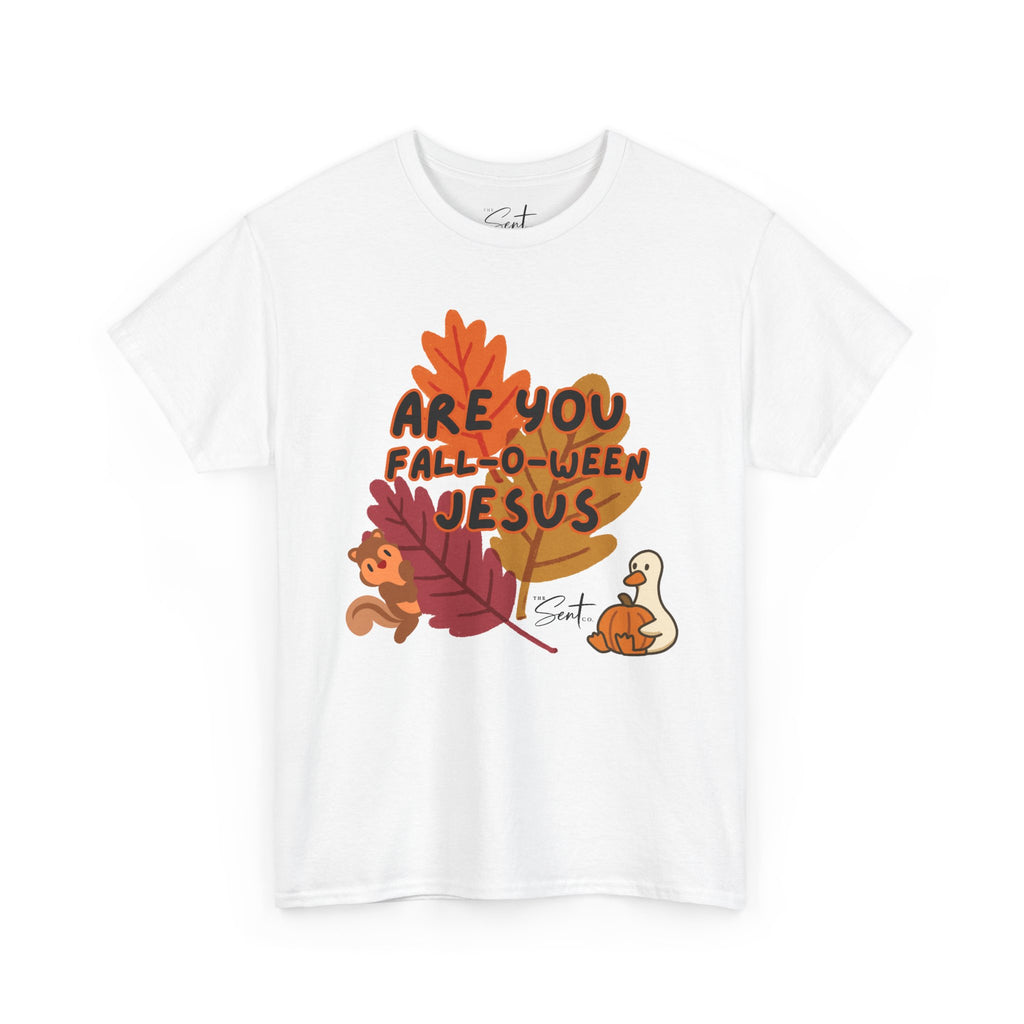 Are You Fall-o-ween Jesus? Christian Halloween Thanksgiving T-Shirt