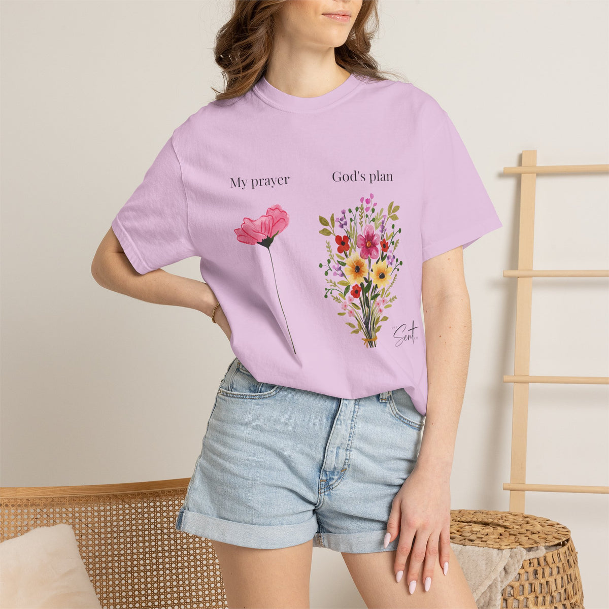 My Prayer God’s Plan Floral Faith T-Shirt