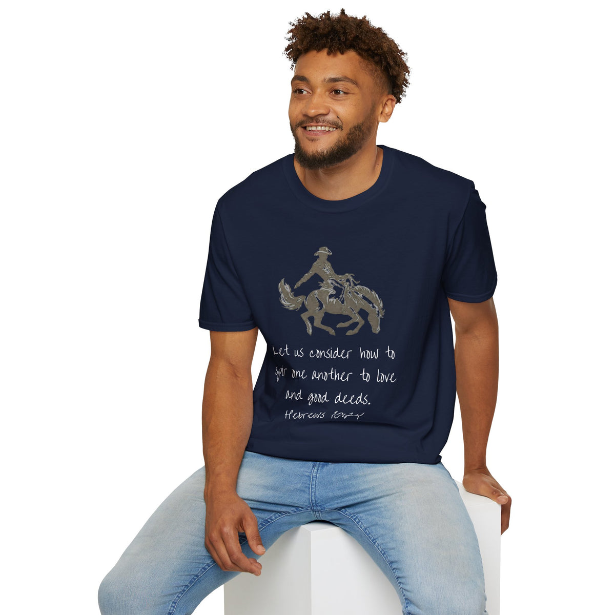 Hebrews 10:24 Cowboy T-Shirt