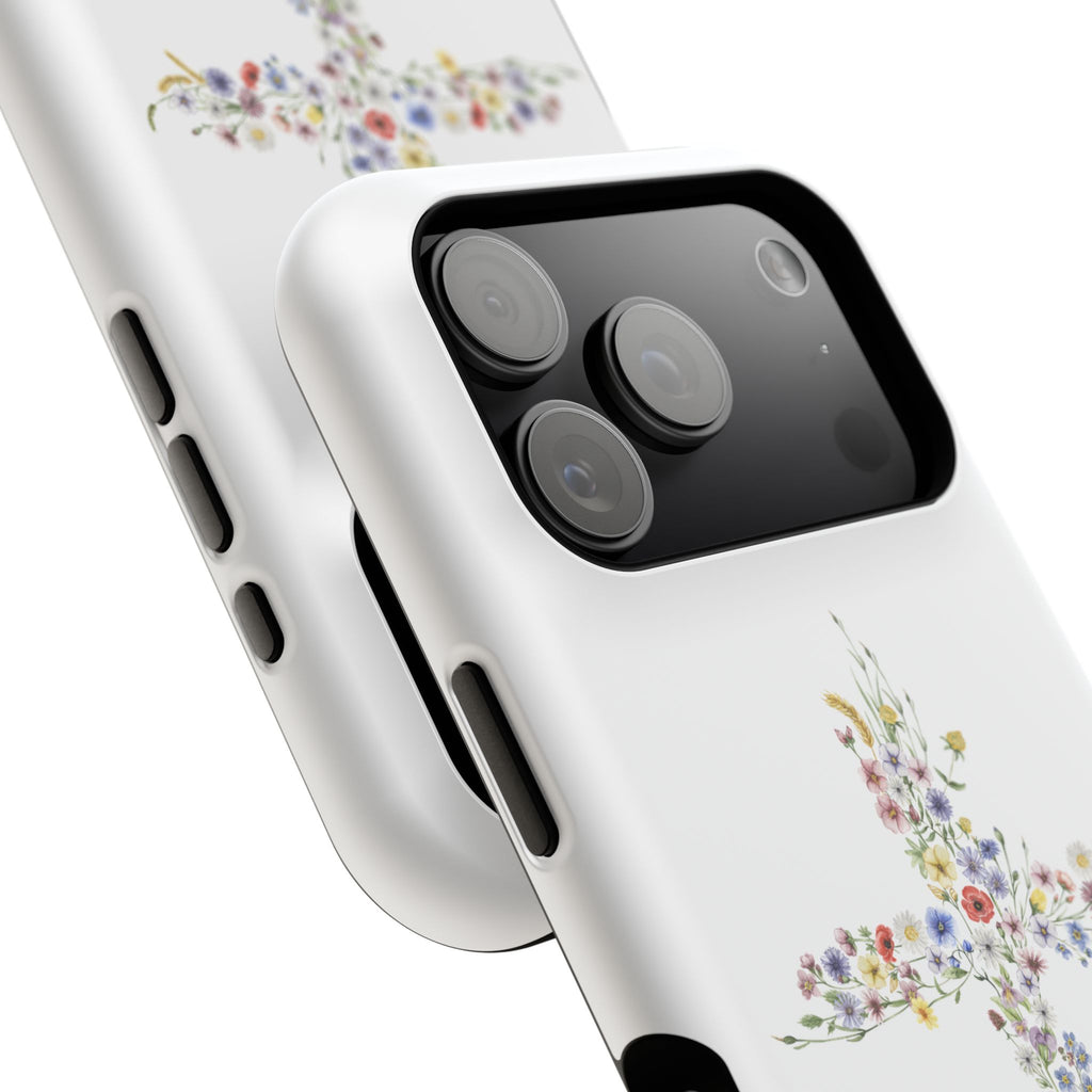 Floral Cross Magnetic Phone Case