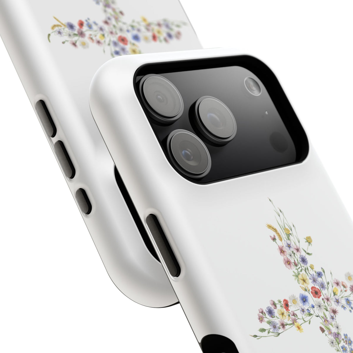 Floral Cross Magnetic Phone Case