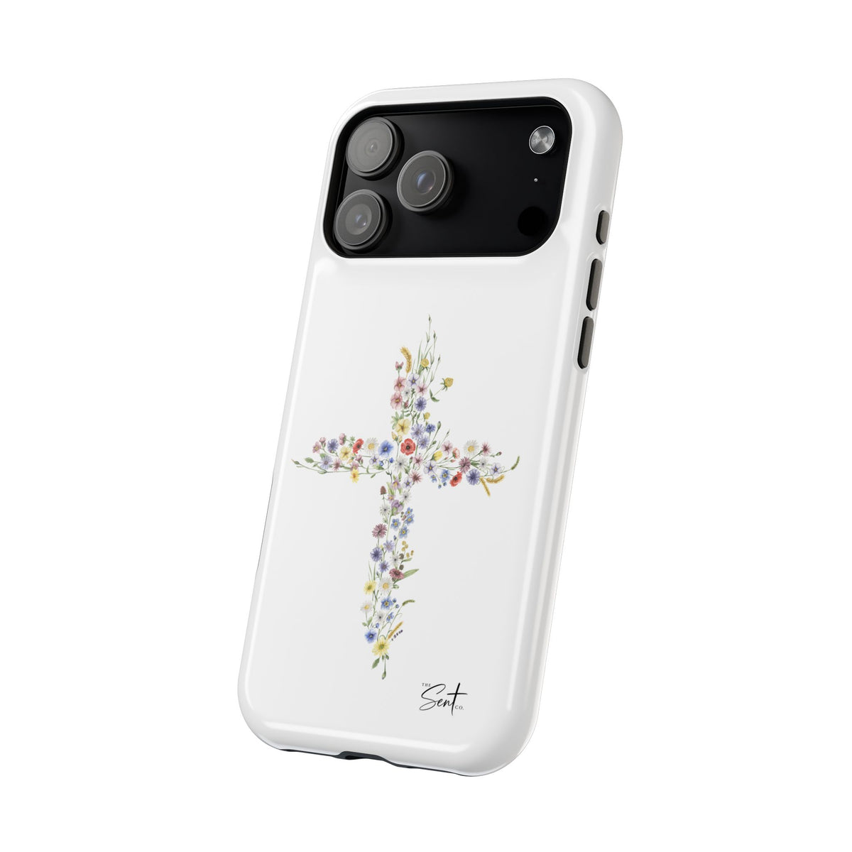 Floral Cross Magnetic Phone Case