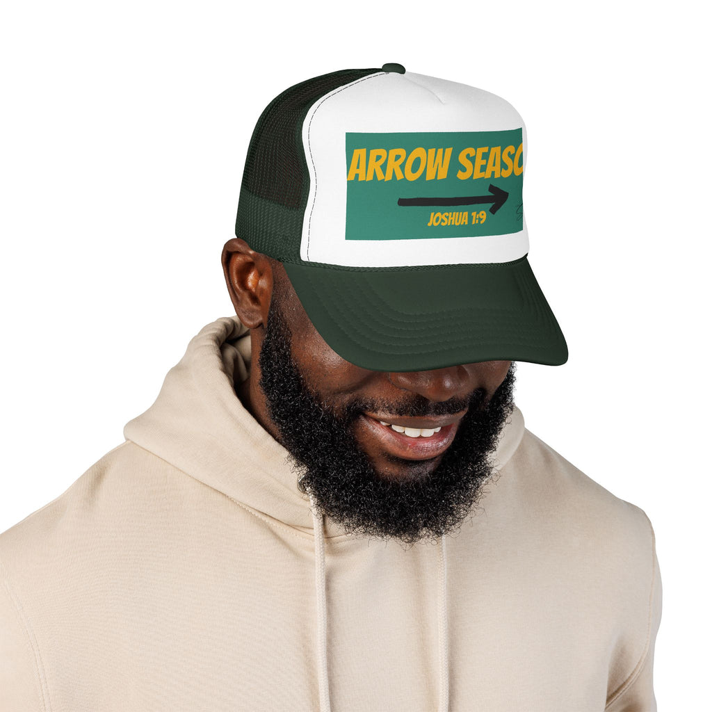Trucker Hat — "Arrow Season" Foam Front Cap | Outdoors & Archery Hat