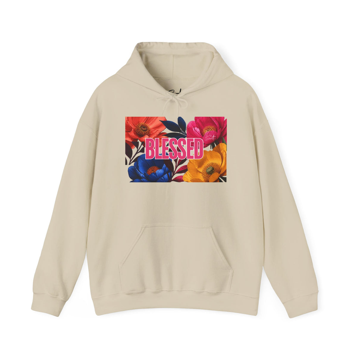 Blessed Floral Graphic Hoodie