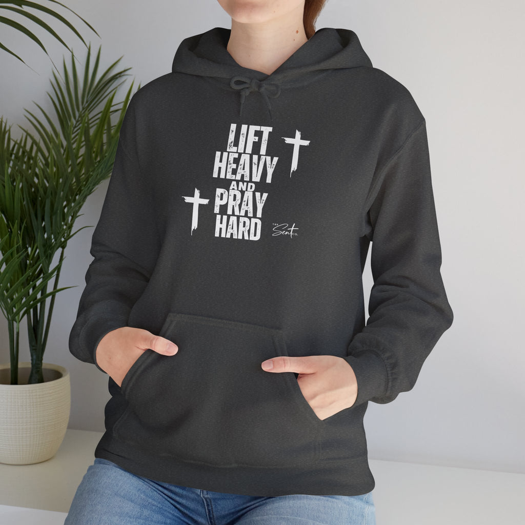 Lift Heavy And Pray Hard-Hoodie