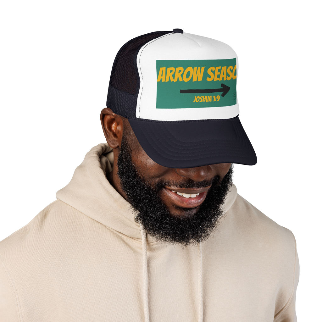 Trucker Hat — "Arrow Season" Foam Front Cap | Outdoors & Archery Hat