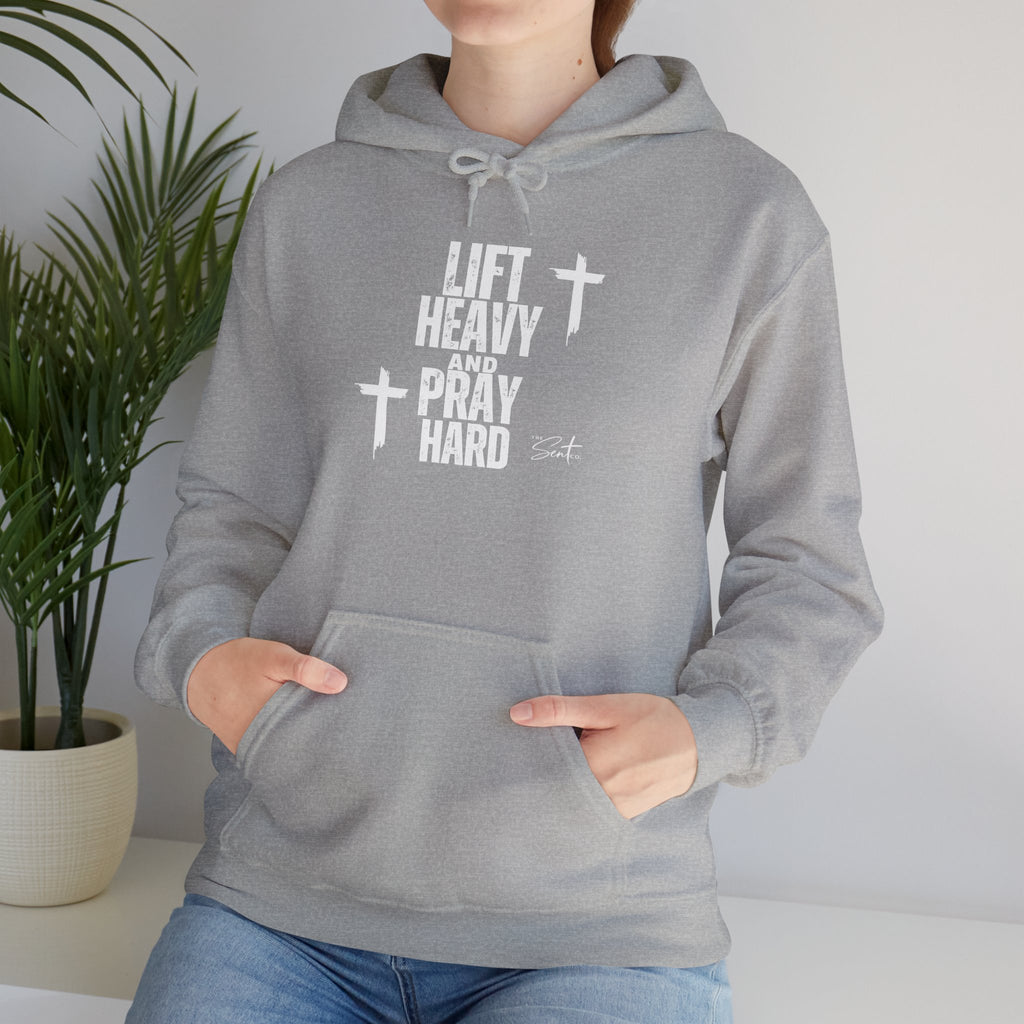 Lift Heavy And Pray Hard-Hoodie