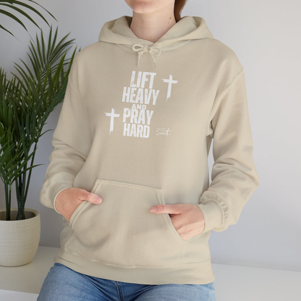 Lift Heavy And Pray Hard-Hoodie
