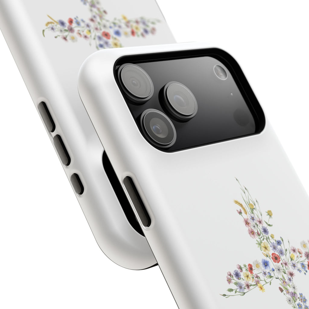 Floral Cross Magnetic Phone Case