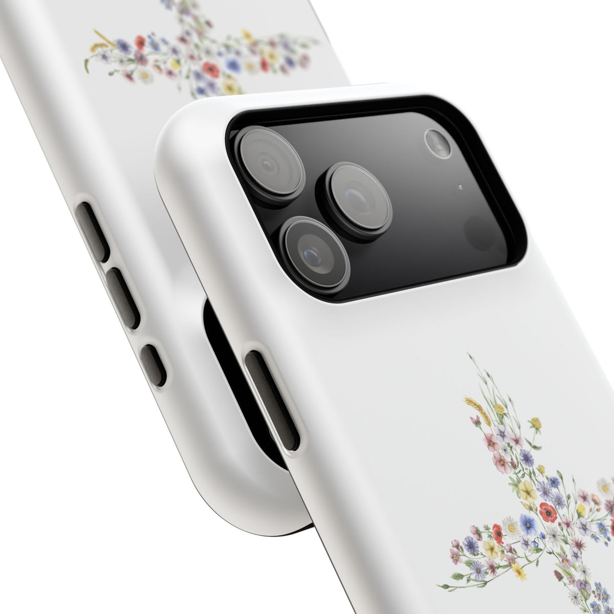 Floral Cross Magnetic Phone Case