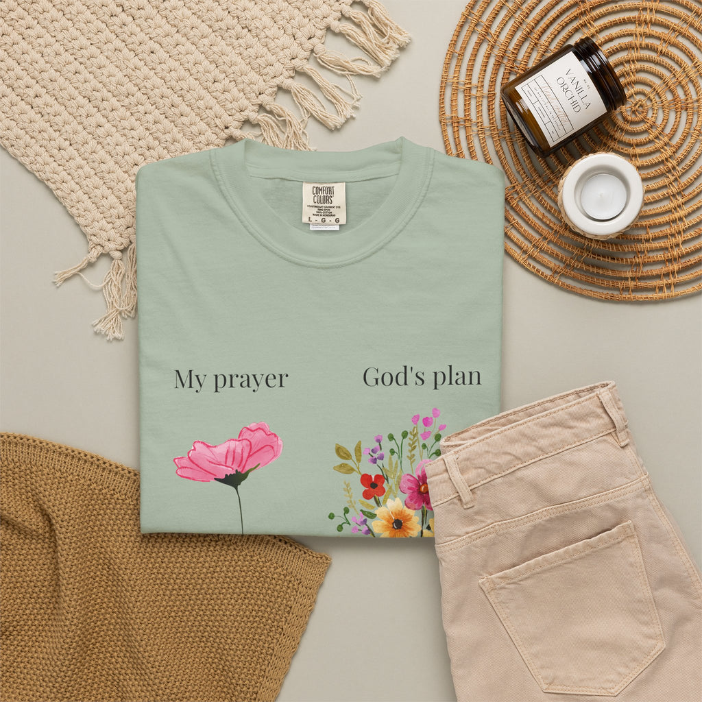 My Prayer God’s Plan Floral Faith T-Shirt