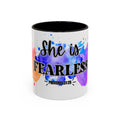 She Is Fearless Proverbs 31:25 Inspirational Christian Mug