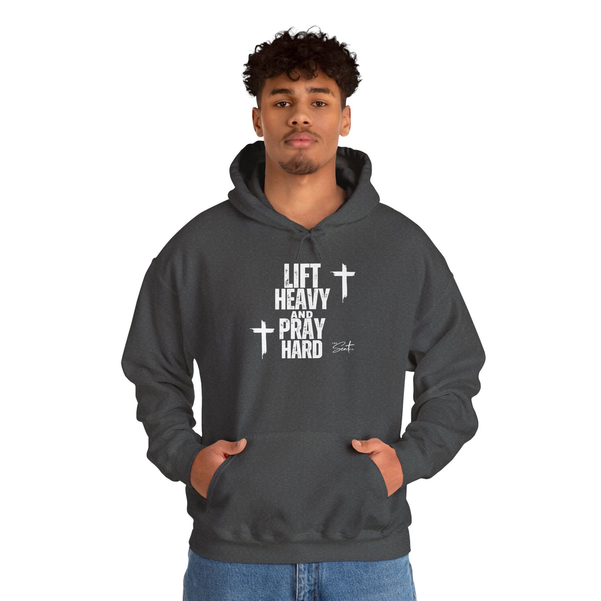 Lift Heavy And Pray Hard-Hoodie