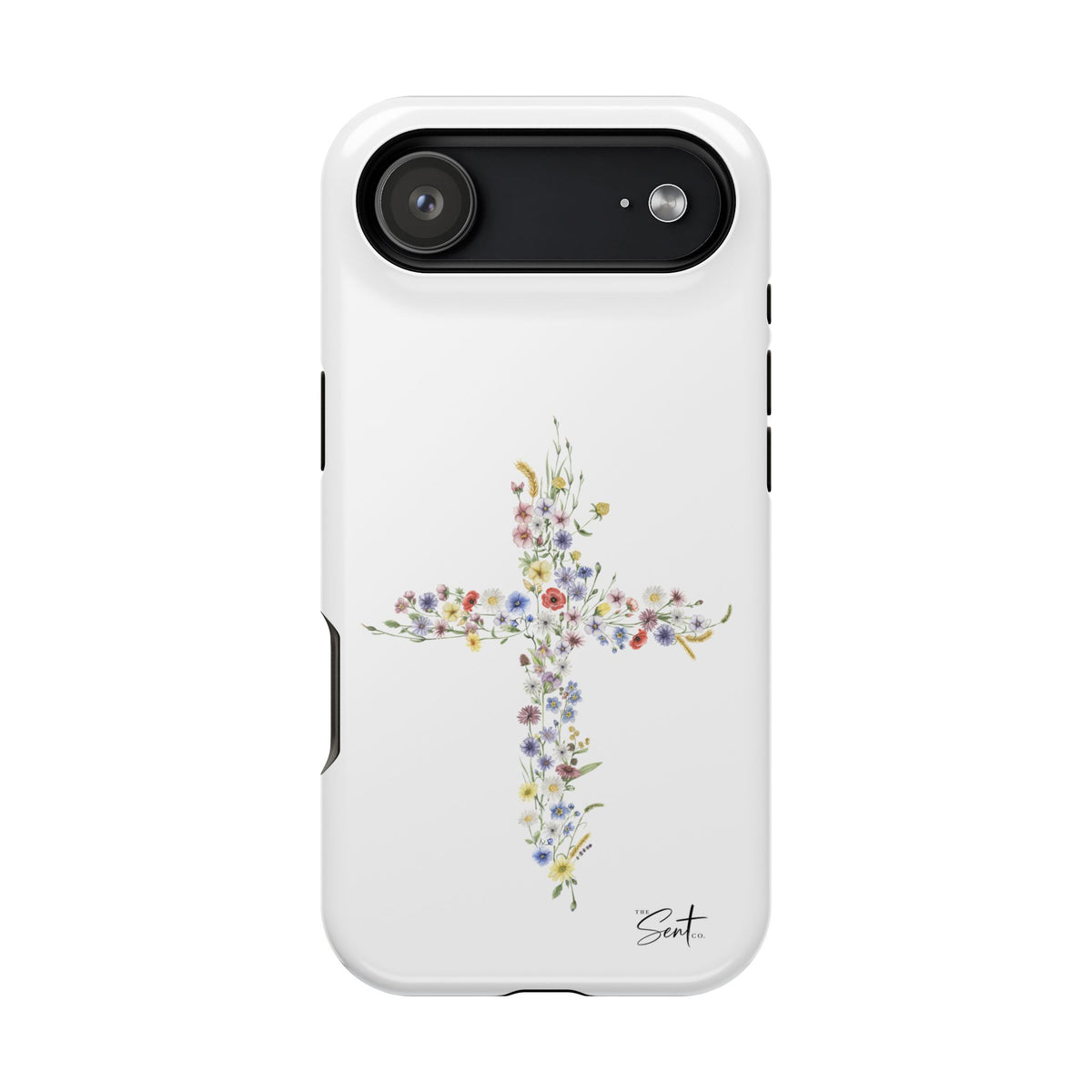Floral Cross Magnetic Phone Case