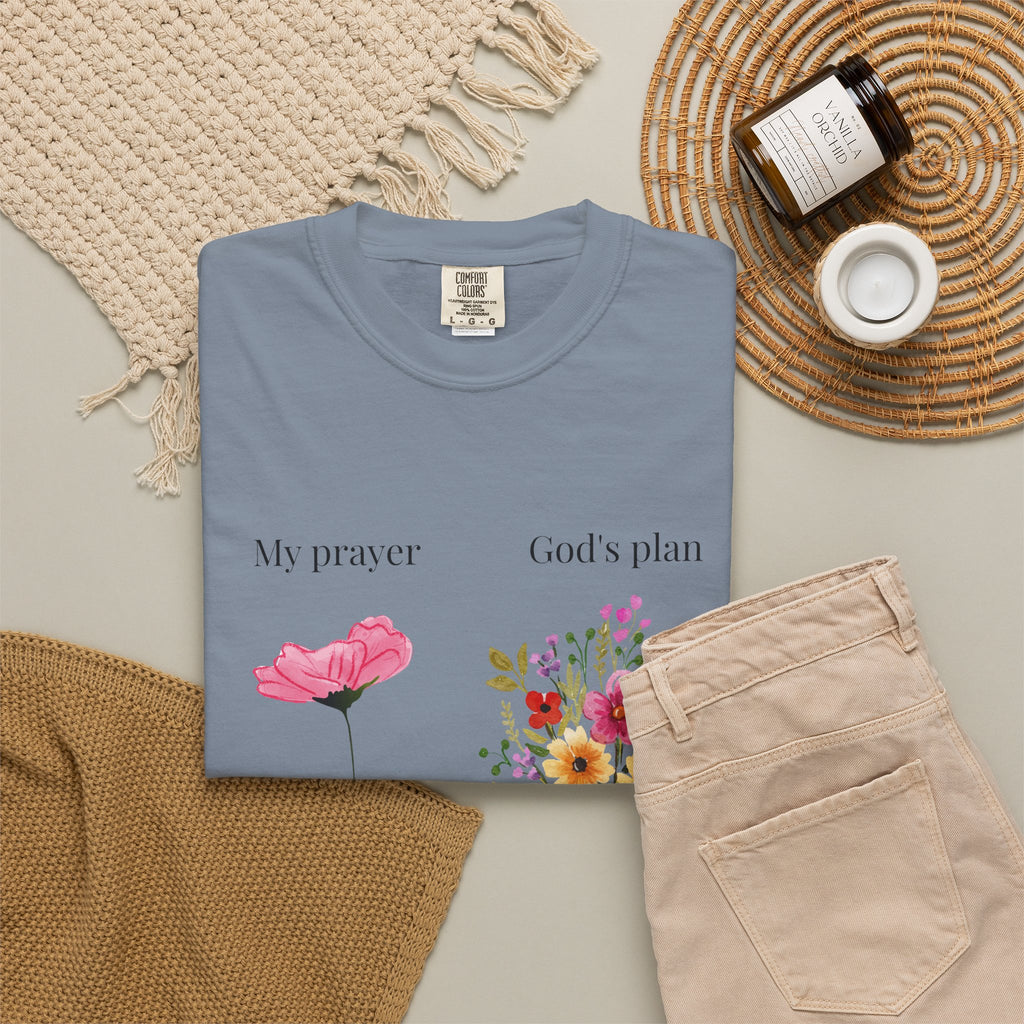 My Prayer God’s Plan Floral Faith T-Shirt