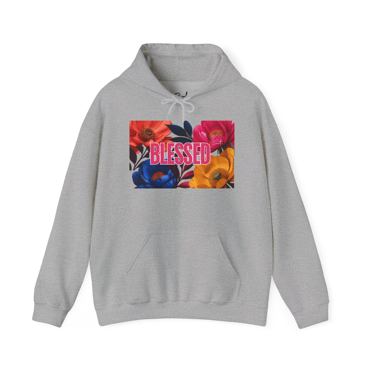 Blessed Floral Graphic Hoodie