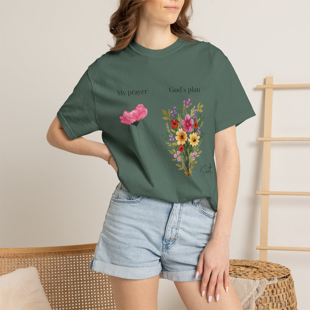 My Prayer God’s Plan Floral Faith T-Shirt