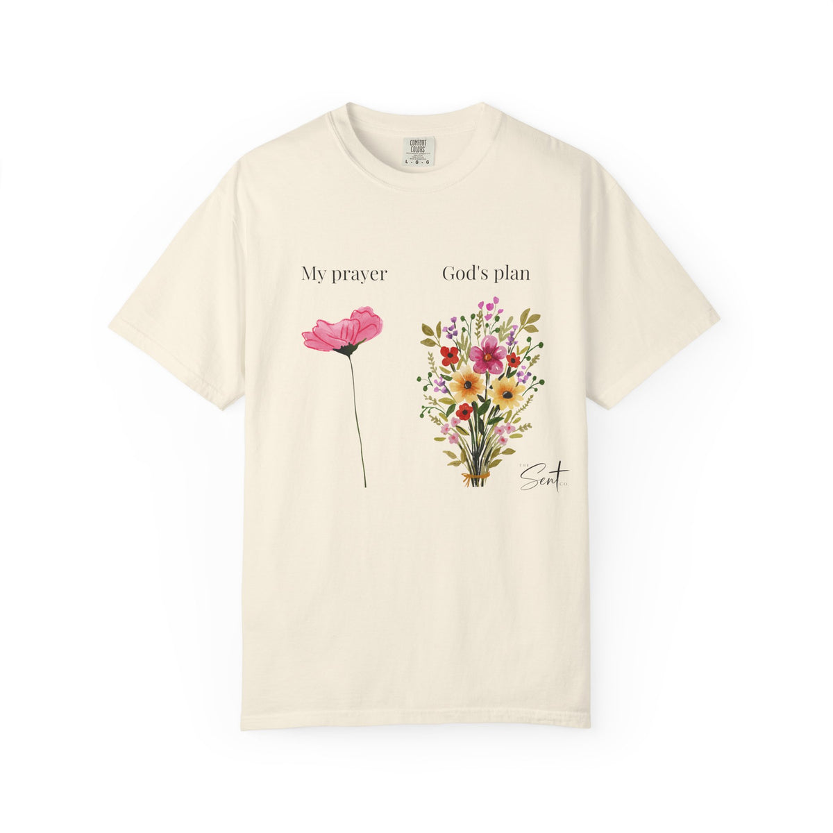 My Prayer God’s Plan Floral Faith T-Shirt