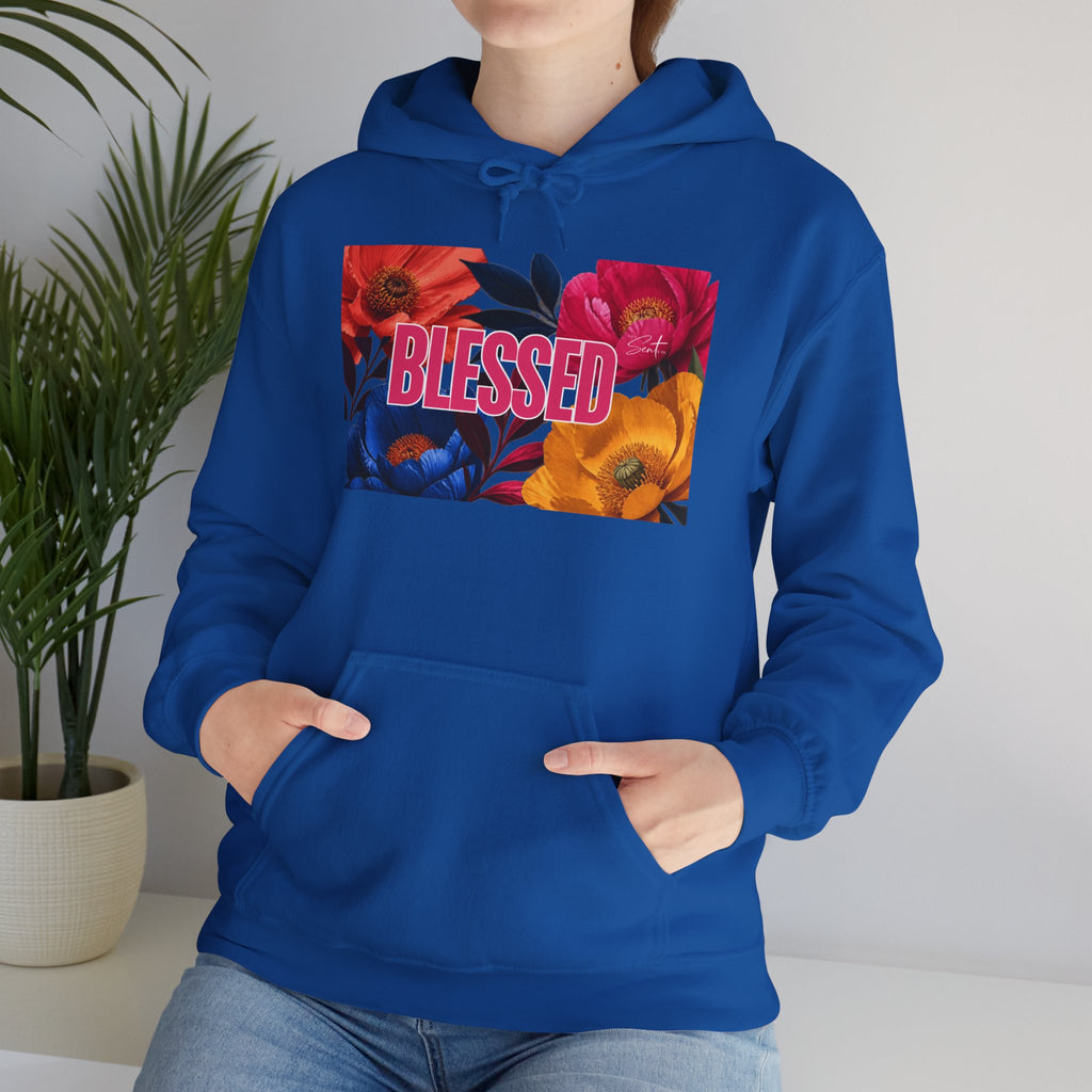 Blessed Floral Graphic Hoodie