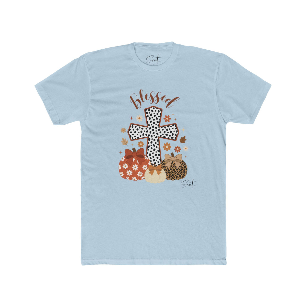 Blessed Cross Pumpkin Tee