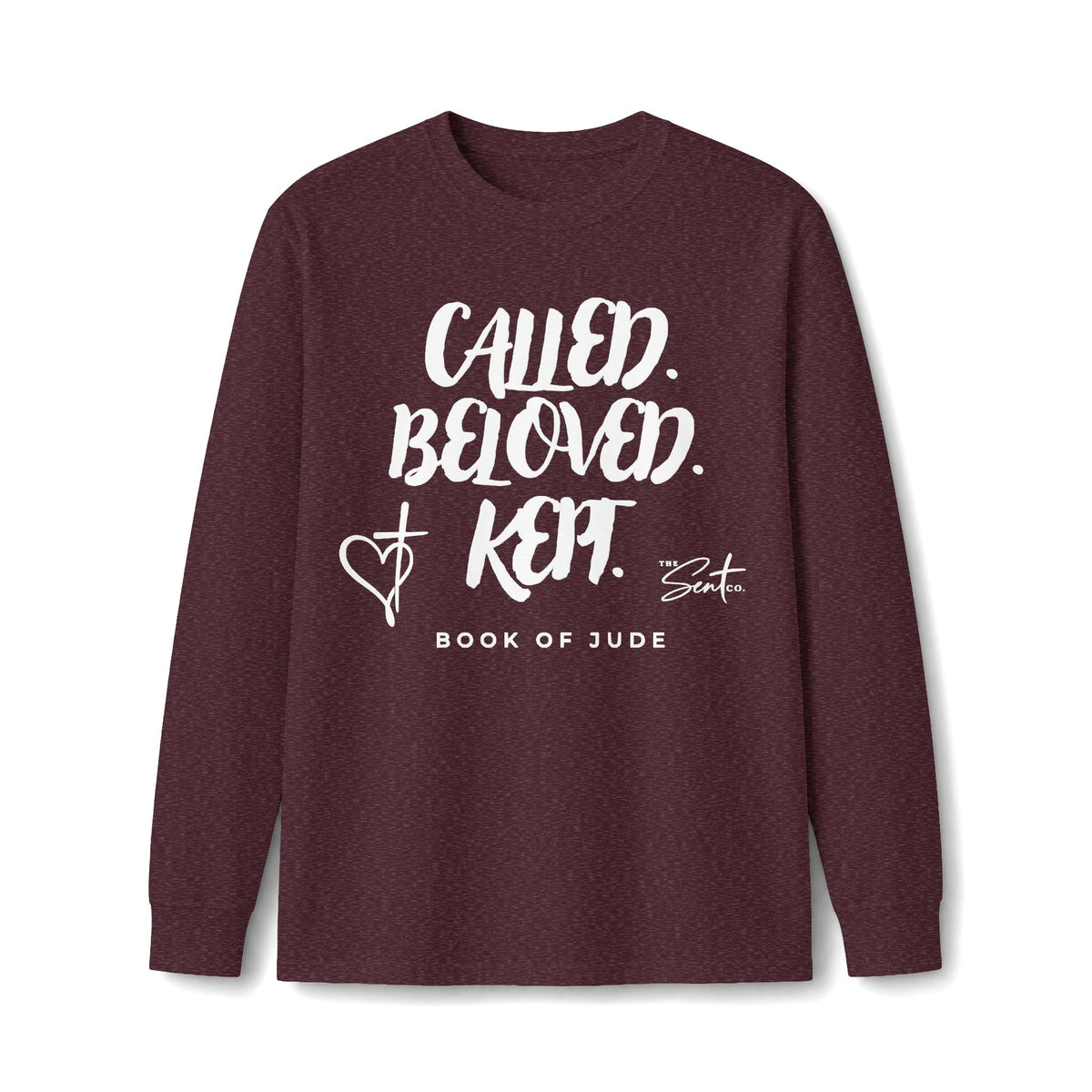 Called, Beloved, Kept Long Sleeve Tee – Book of Jude Christian Faith Shirt