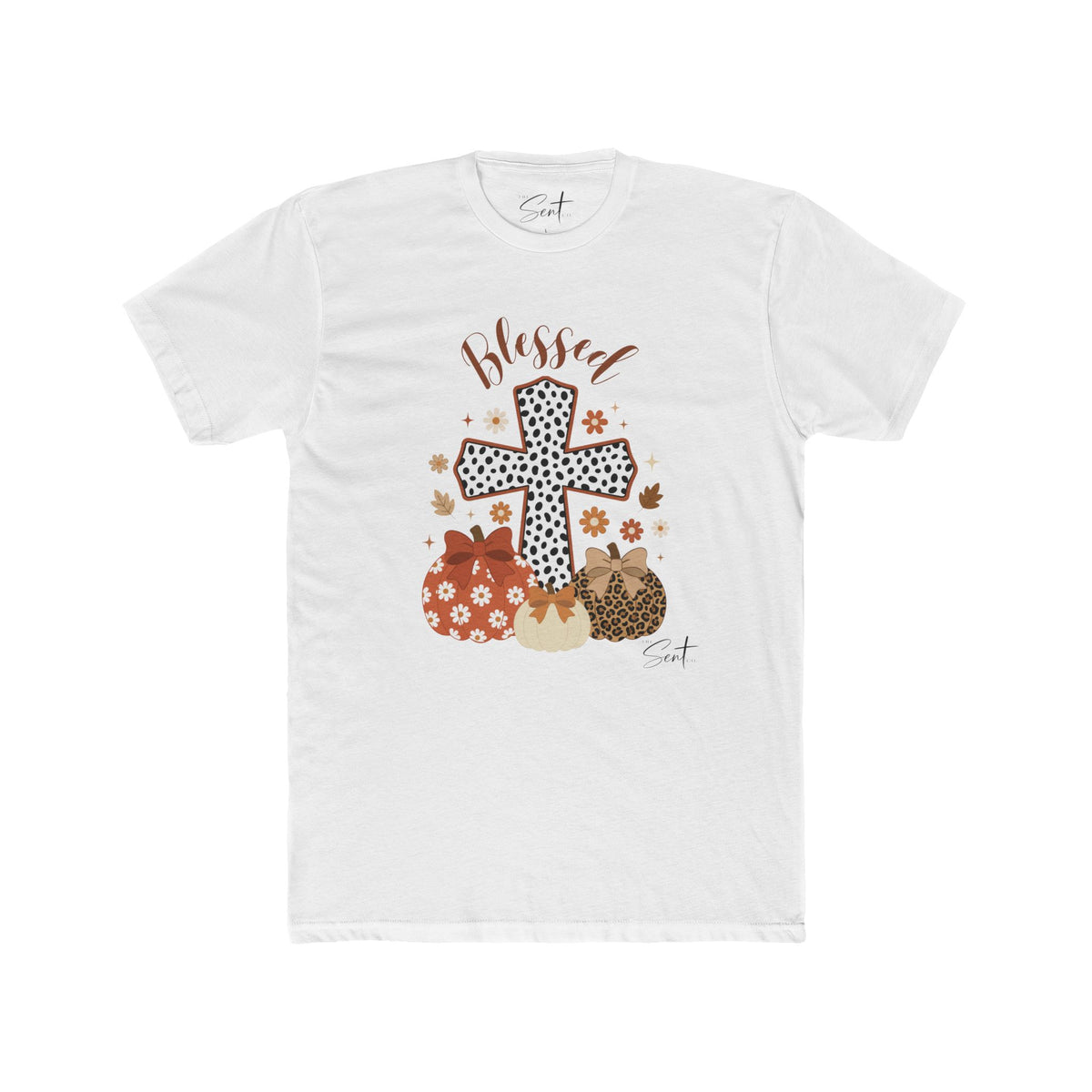 Blessed Cross Pumpkin Tee
