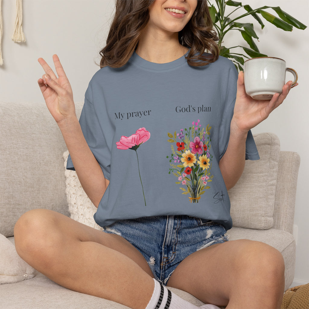 My Prayer God’s Plan Floral Faith T-Shirt