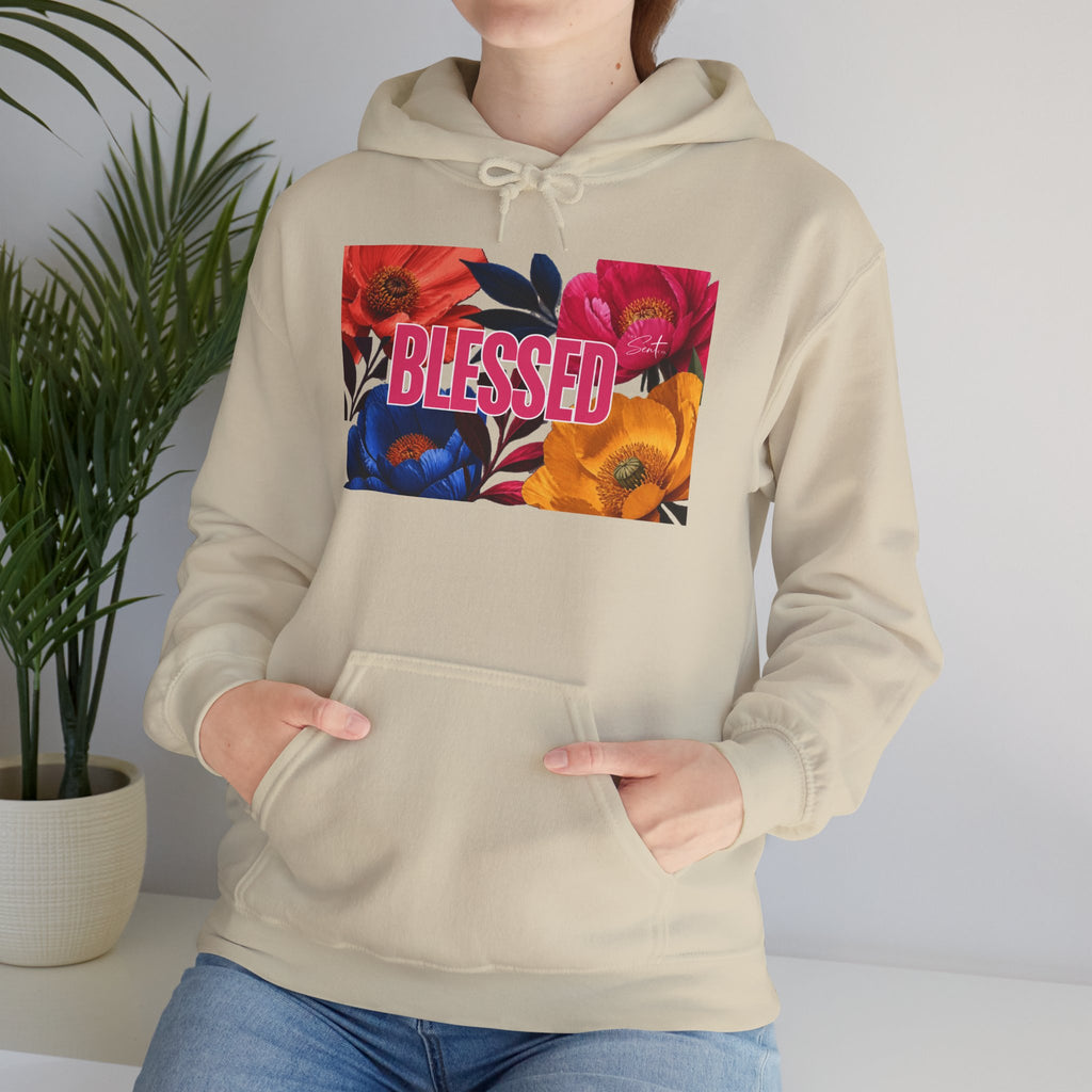 Blessed Floral Graphic Hoodie
