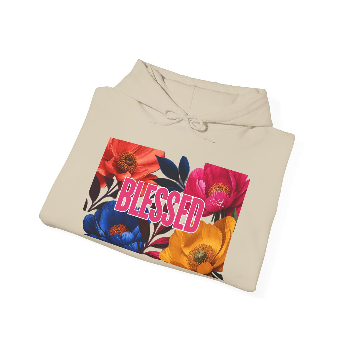Blessed Floral Graphic Hoodie
