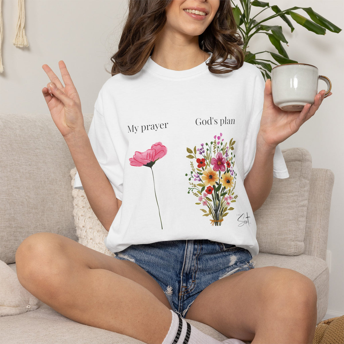My Prayer God’s Plan Floral Faith T-Shirt