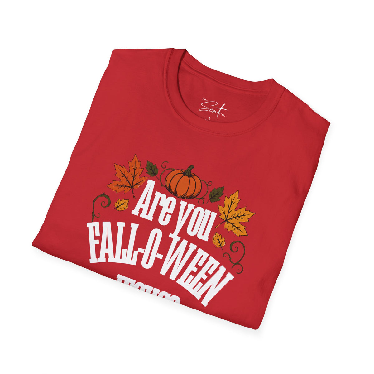 Christian Halloween T-Shirt – “Are You Fall-o-ween Jesus? Matthew 4:19” Autumn Pumpkin Tee