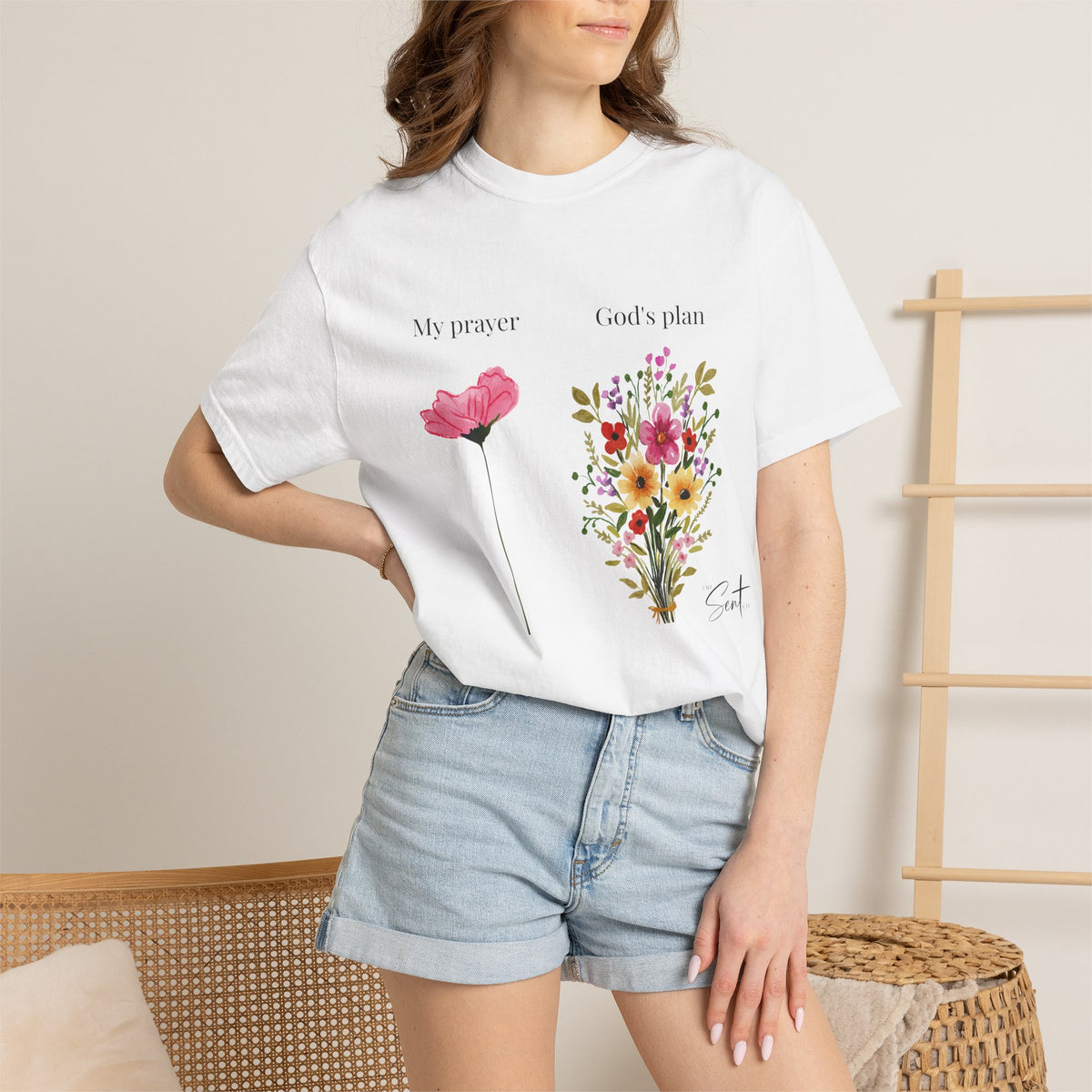 My Prayer God’s Plan Floral Faith T-Shirt