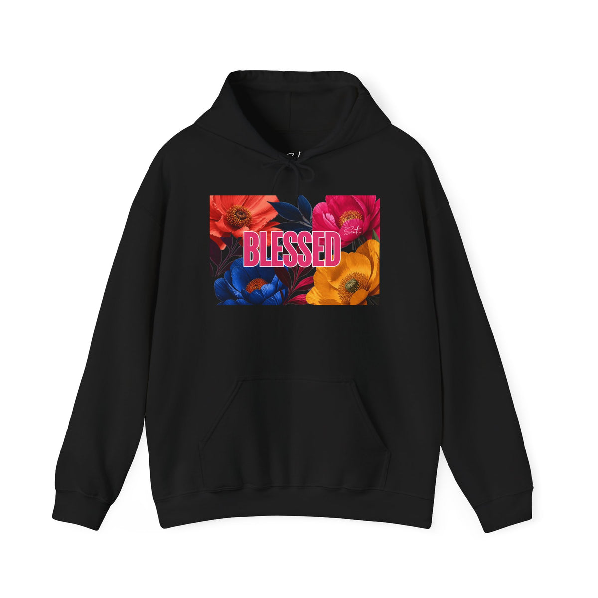 Blessed Floral Graphic Hoodie